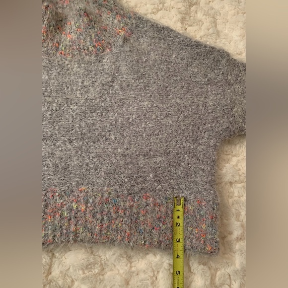 Free People Stardust Pullover Sweater • Color: Dove Combo (Gray) • Sz. XS • NWOT - Picture 14 of 14